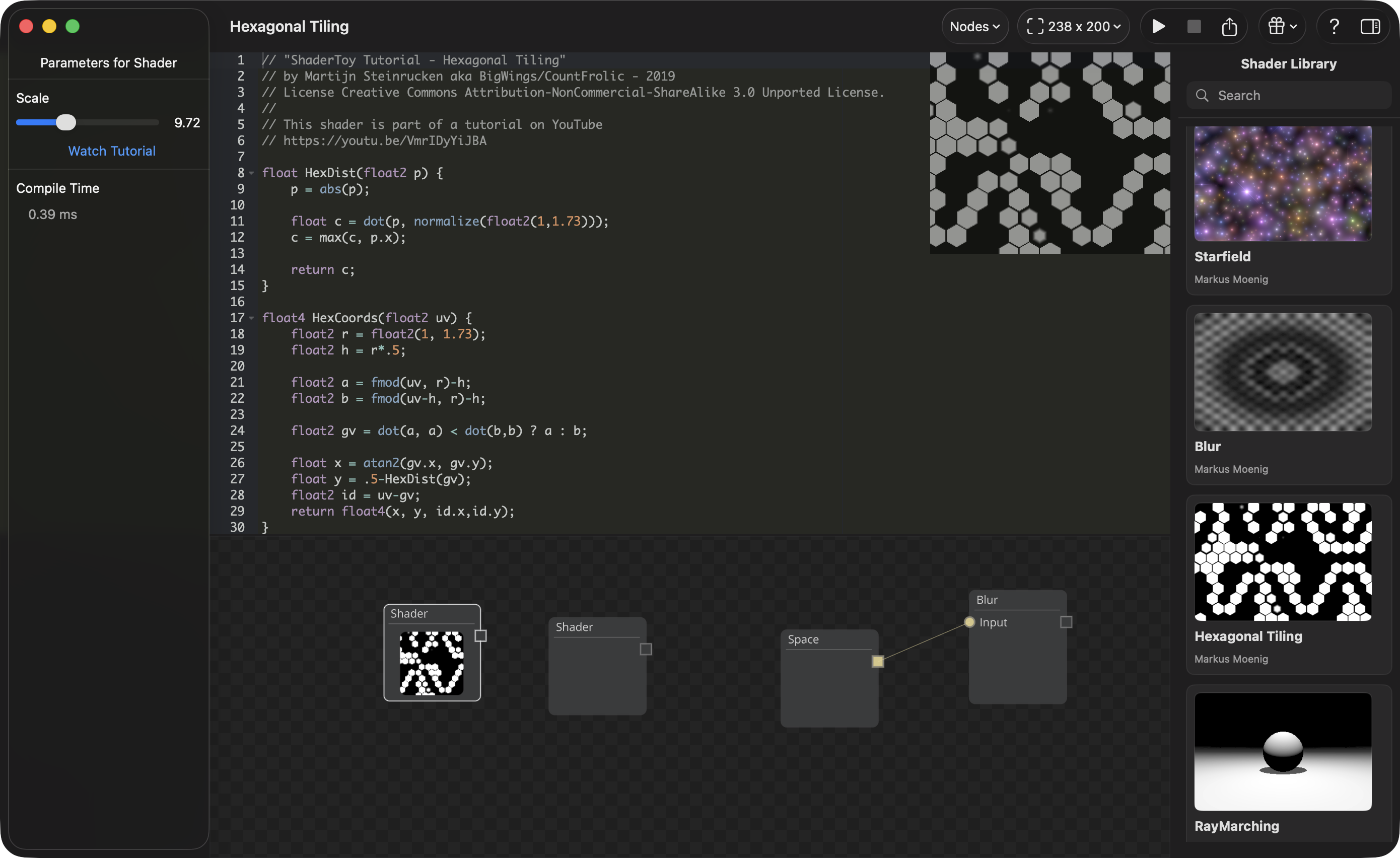 ShaderMania editor